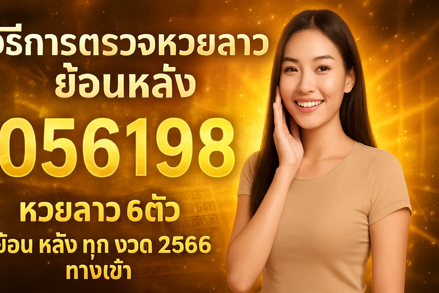 ภาพประกอบหัวข้อ วิธีการตรวจหวยลาวย้อนหลัง