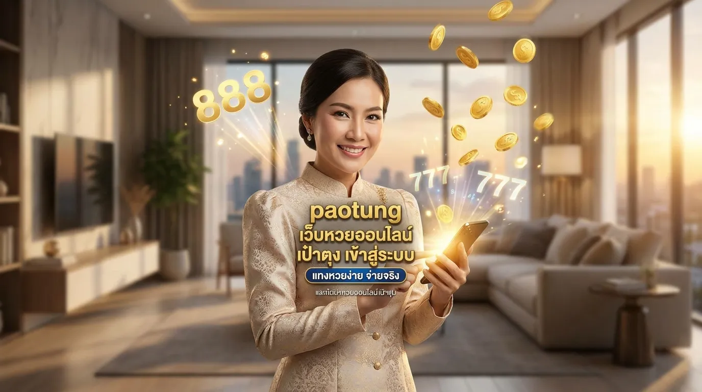 ภาพประกอบหัวข้อ ทำไมต้องเลือกแทงหวยออนไลน์กับ paotung