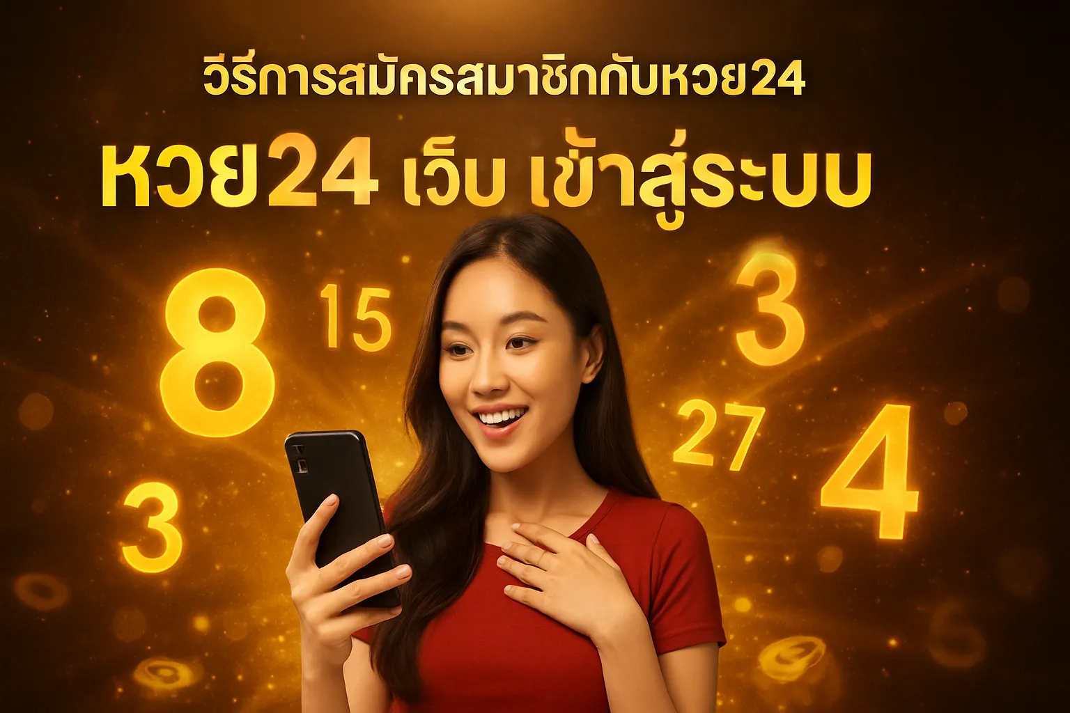 ภาพประกอบหัวข้อ วิธีการสมัครสมาชิกกับหวย24