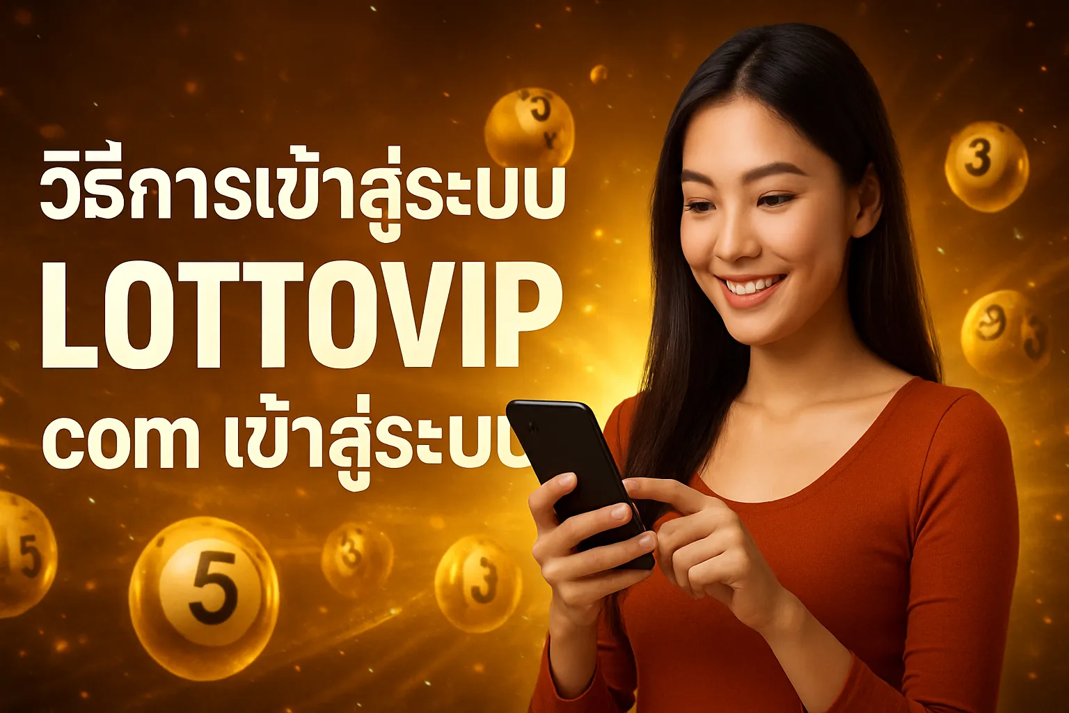 ภาพประกอบหัวข้อ วิธีการเข้าสู่ระบบ LOTTOVIP