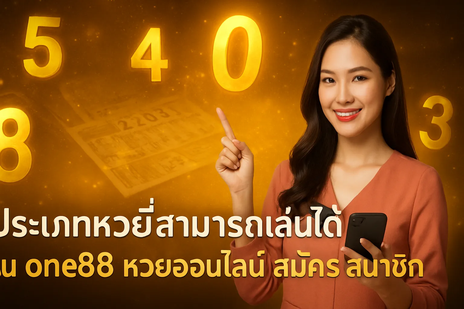 ภาพประกอบหัวข้อ ประเภทหวยที่สามารถเล่นได้ใน one88