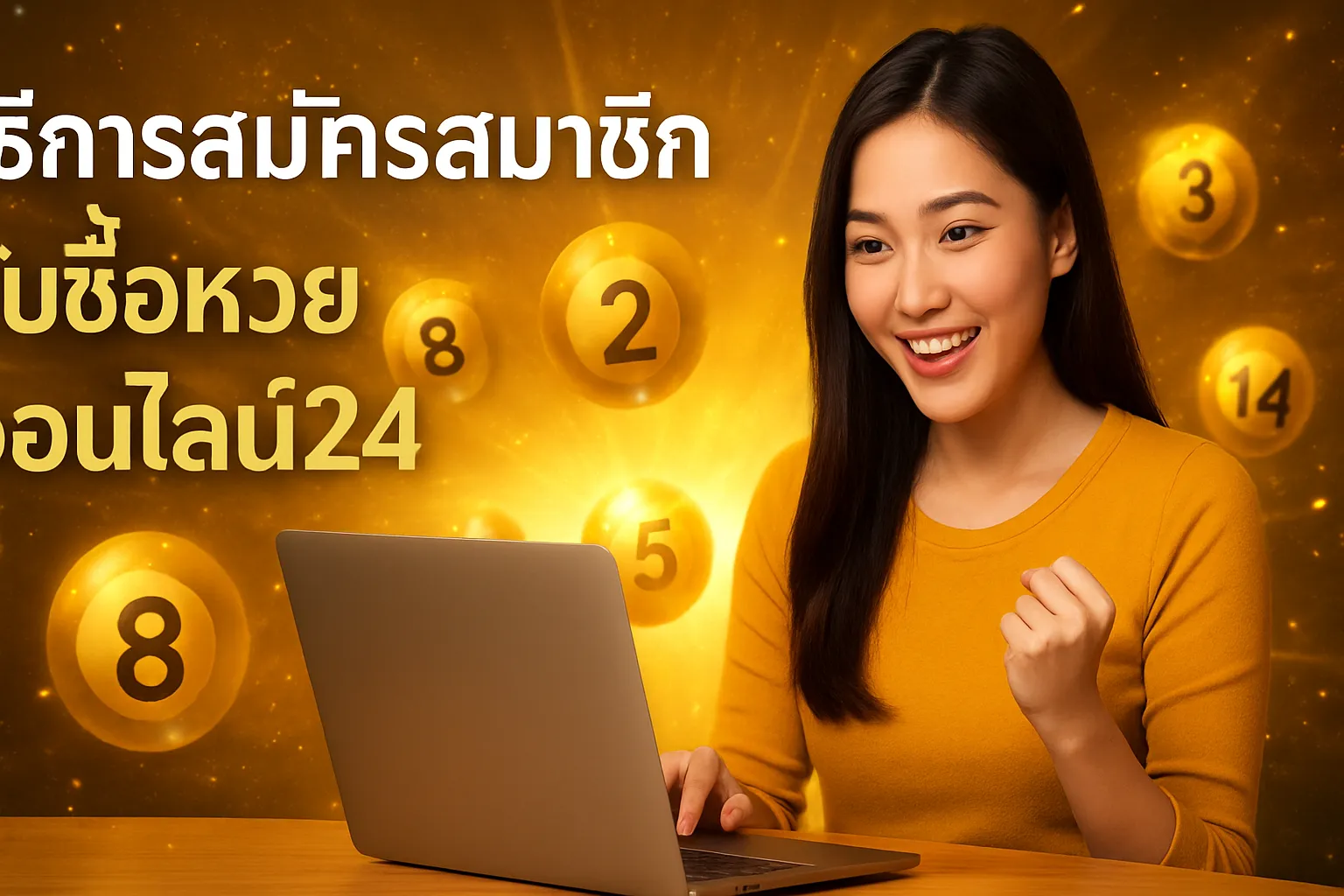ภาพประกอบหัวข้อ วิธีการสมัครสมาชิกกับซื้อหวยออนไลน์24