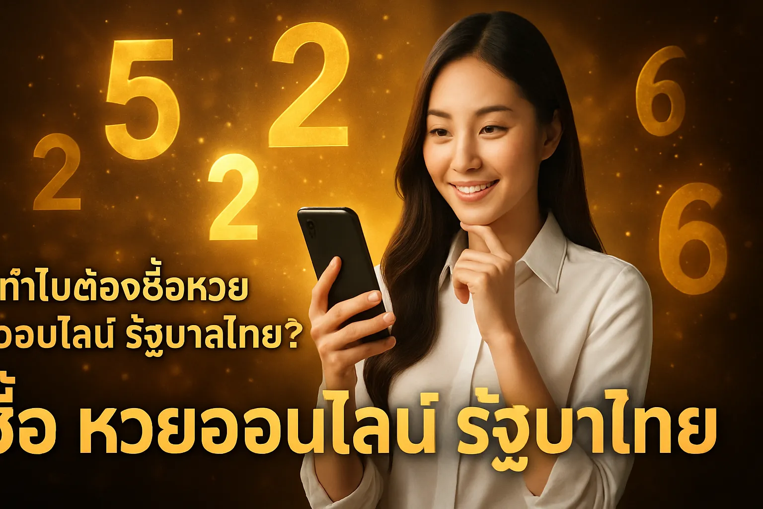 ภาพประกอบหัวข้อ ทำไมต้องซื้อหวยออนไลน์รัฐบาลไทย?