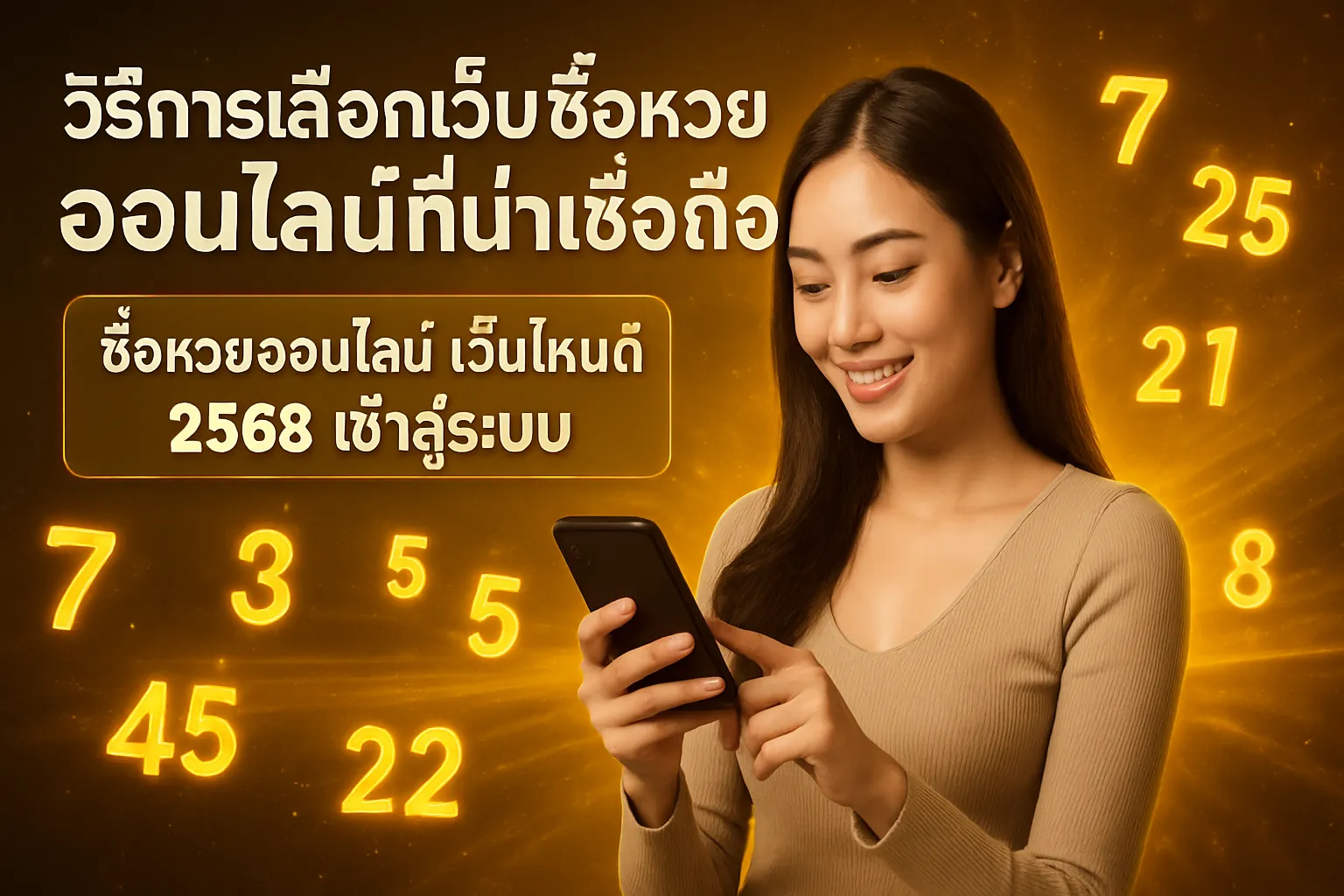 ภาพประกอบหัวข้อ วิธีการเลือกเว็บซื้อหวยออนไลน์ที่น่าเชื่อถือ