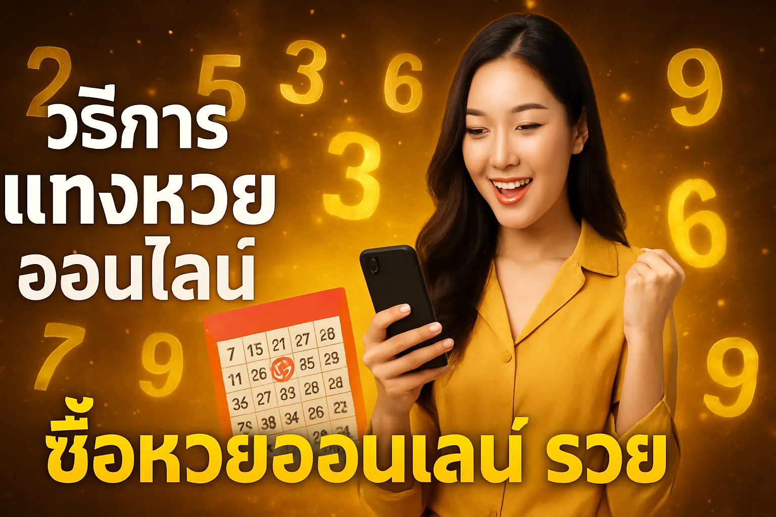 ภาพประกอบหัวข้อ วิธีการแทงหวยออนไลน์