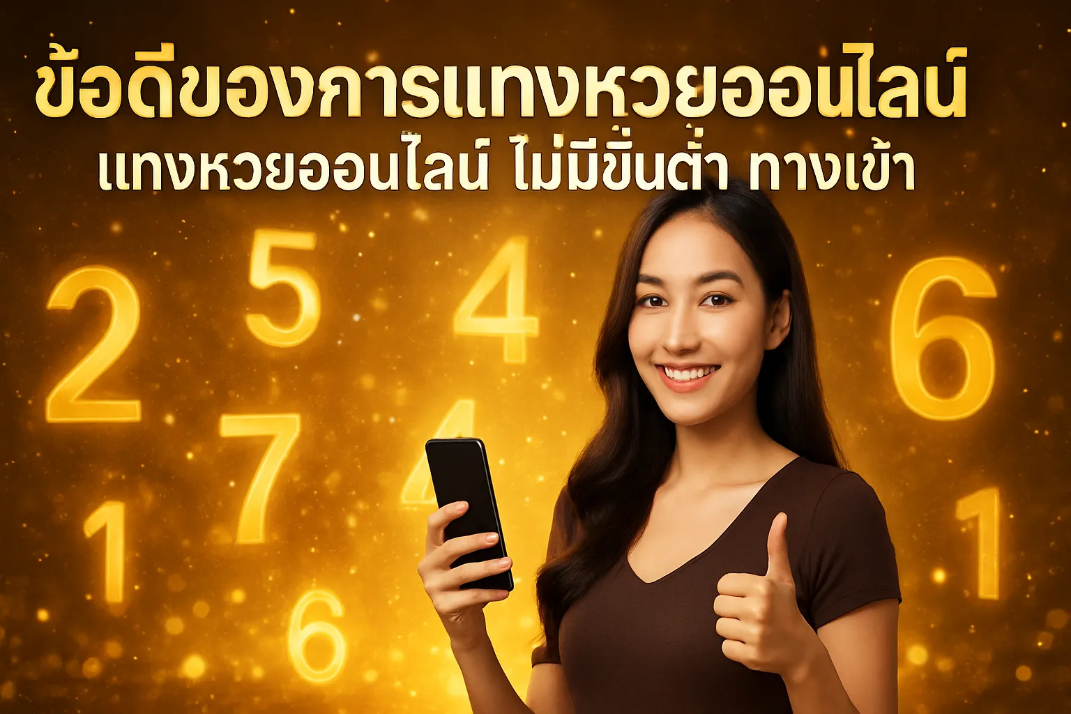 ภาพประกอบหัวข้อ ข้อดีของการแทงหวยออนไลน์