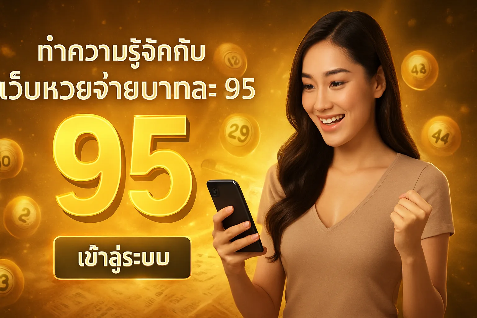 ภาพประกอบหัวข้อ ทำความรู้จักกับเว็บหวยจ่ายบาทละ 95