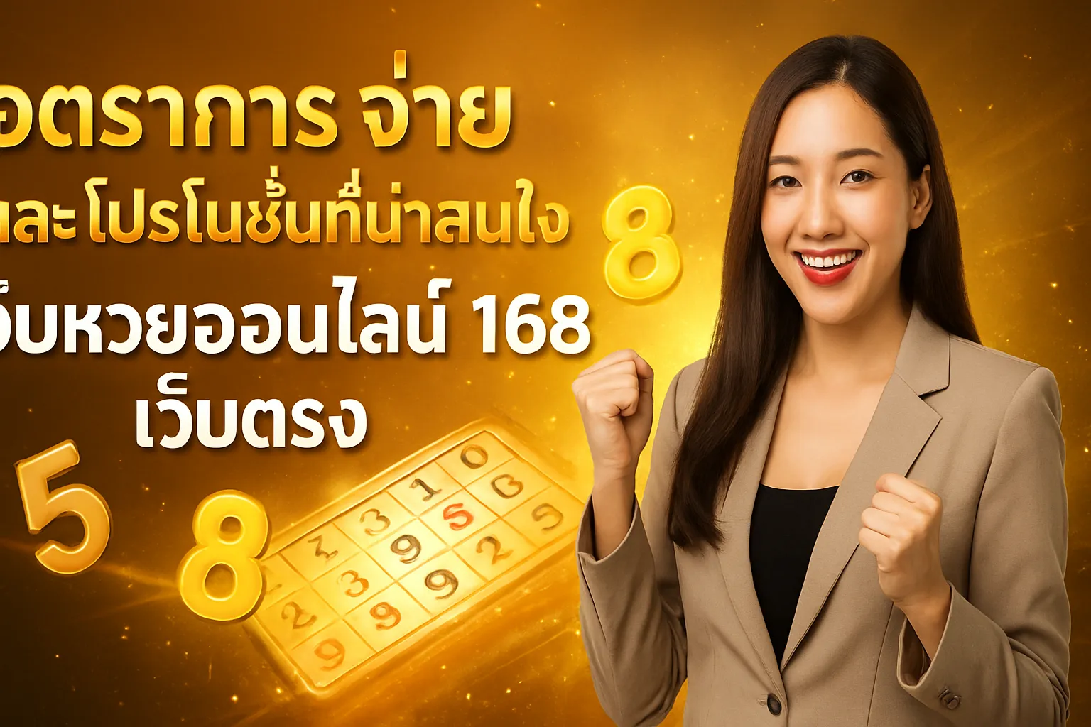 ภาพประกอบหัวข้อ อัตราการจ่ายและโปรโมชั่นที่น่าสนใจ