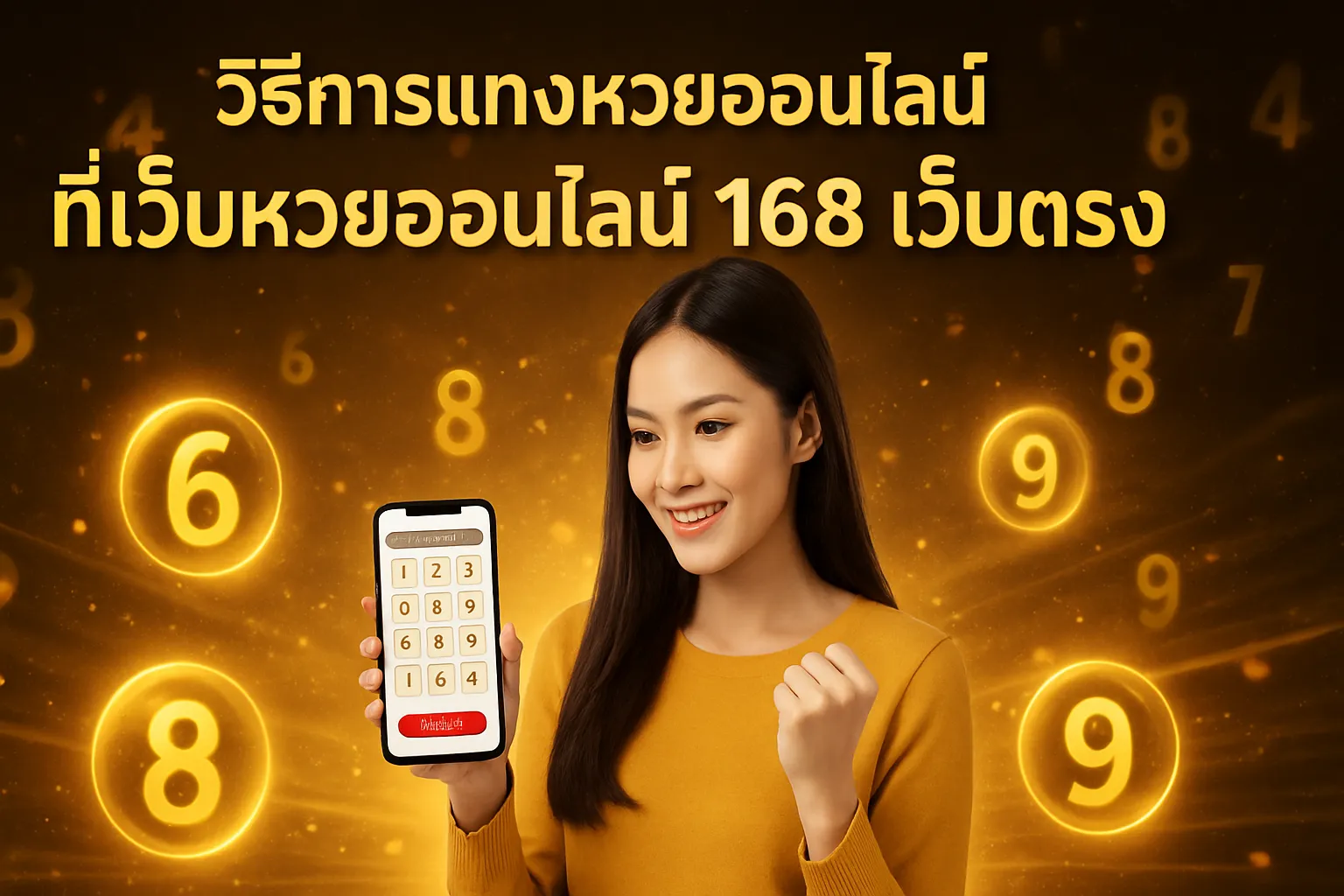 ภาพประกอบหัวข้อ วิธีการแทงหวยออนไลน์ที่เว็บหวยออนไลน์ 168 เว็บตรง