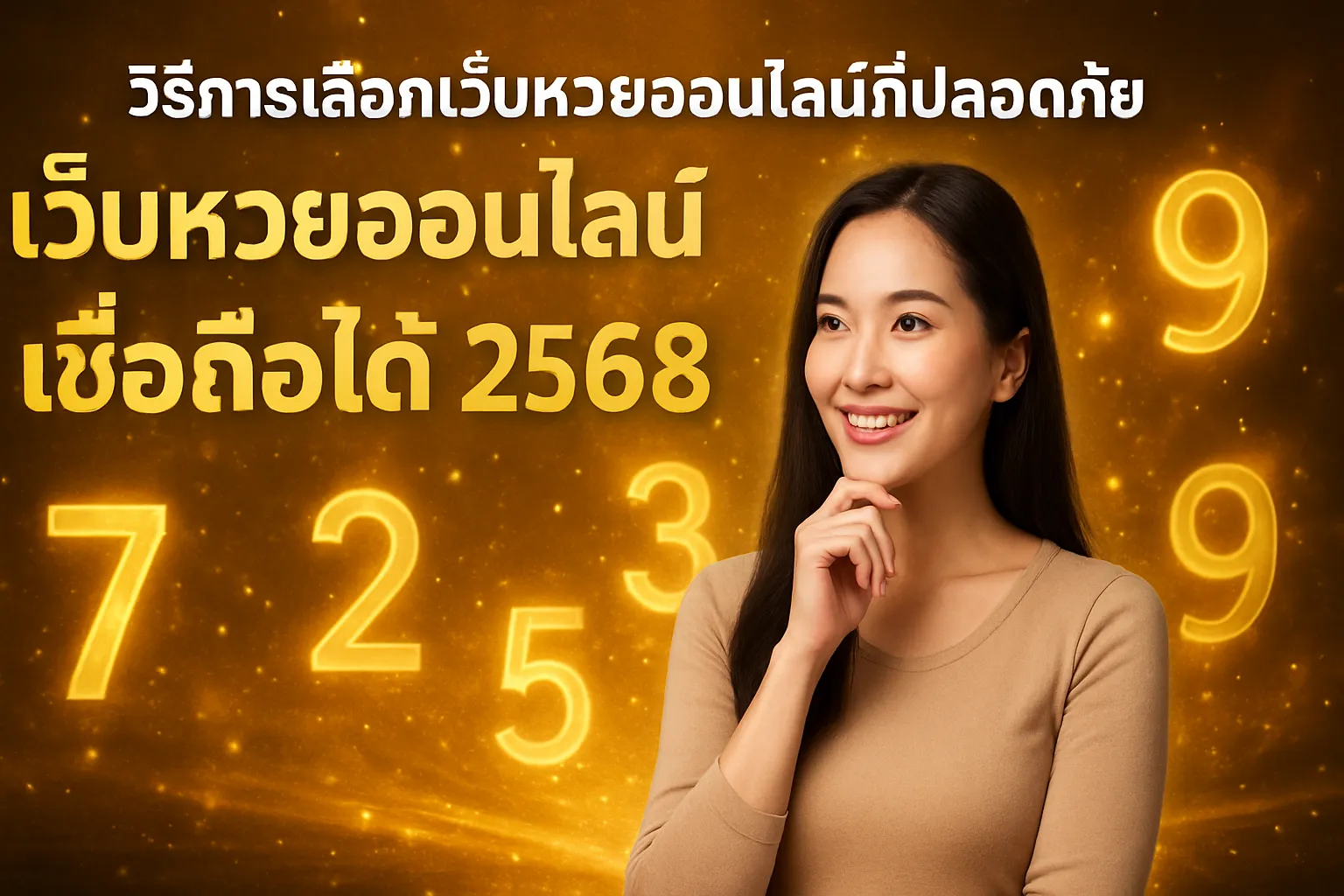 ภาพประกอบหัวข้อ วิธีการเลือกเว็บหวยออนไลน์ที่ปลอดภัย